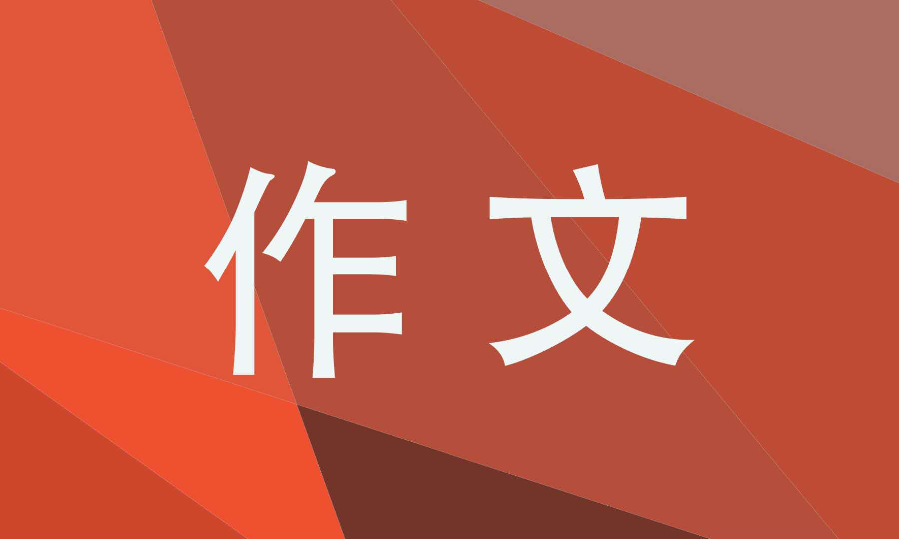 常考作文初中九年级800字